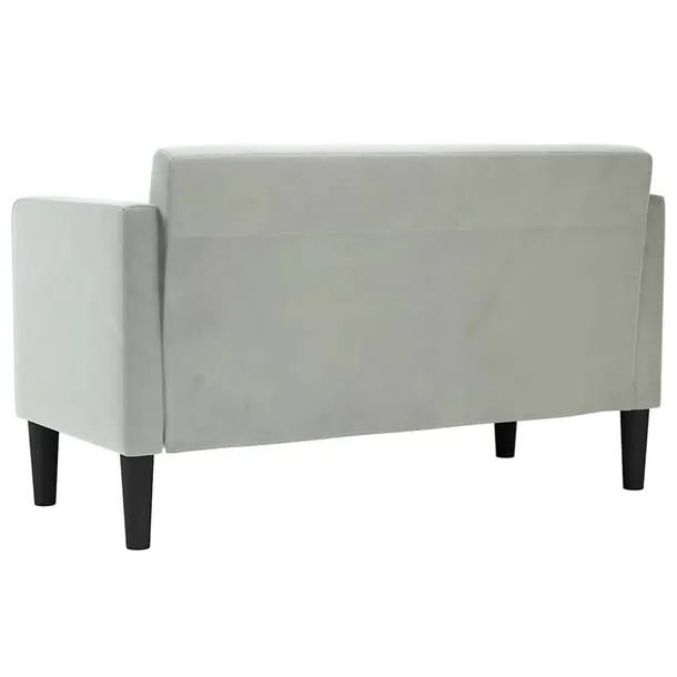 sofa-dwuosobowa-jasnoszara-111-cm-aksamit-wielkosc-brak-informacji