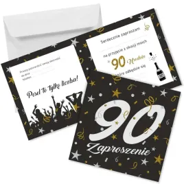 zaproszenie-90-urodziny-glamour-birthday-15x15-cm-1-szt