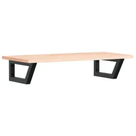polka-scienna-pod-umywalke-stal-i-lite-drewno-debowe