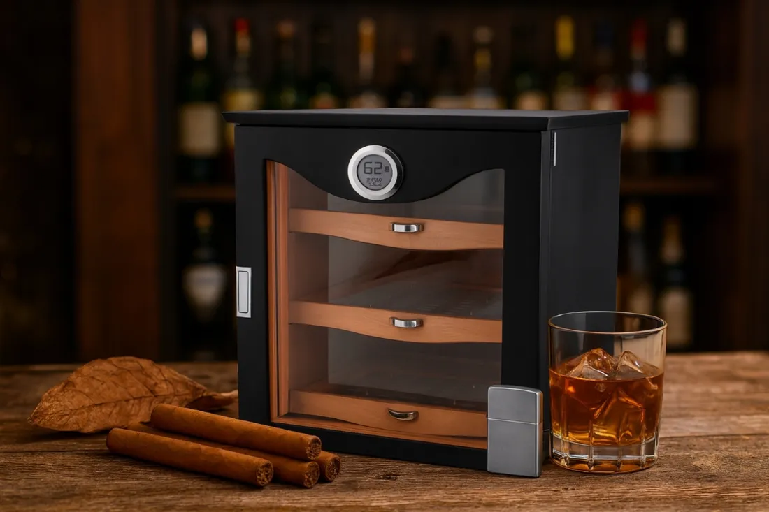 humidor-angelo-black-matt-led