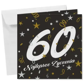kartka-okolicznosciowa-60-urodziny-glamour-birthday-czarny-15x15-cm