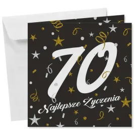 kartka-okolicznosciowa-70-urodziny-glamour-birthday-czarny-15x15-cm