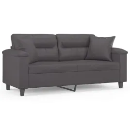 2-osobowa-sofa-z-poduszkami-szara-140-cm-sztuczna-skora
