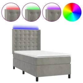 lozko-kontynentalne-z-materacem-i-led-szare-90x190-cm-aksamit