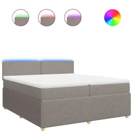 lozko-kontynentalne-z-materacem-taupe-tkanina-200x200-cm