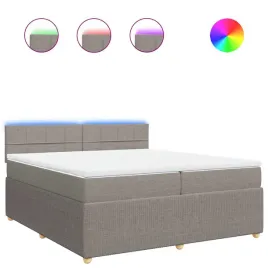 lozko-kontynentalne-z-materacem-taupe-tkanina-200x200-cm