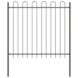 ogrodzenie-ogrodowe-szary-1-7-x-1-5-m-stal-malowana-proszkowo