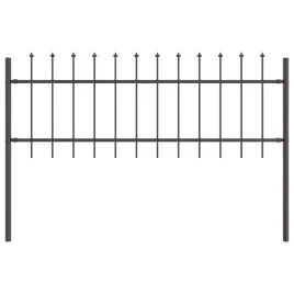 ogrodzenie-ogrodowe-szary-1-7-x-0-6-m-stal-malowana-proszkowo
