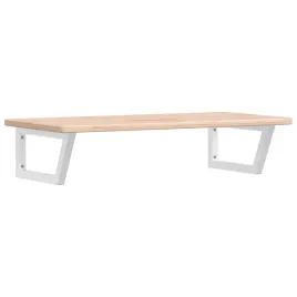 polka-scienna-pod-umywalke-stal-i-lite-drewno-debowe