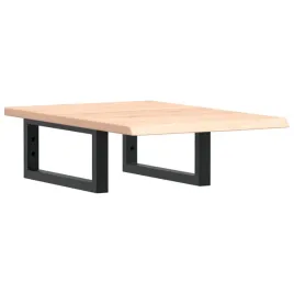 polka-scienna-pod-umywalke-stal-i-lite-drewno-debowe