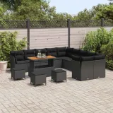 zestaw-sof-na-ogrod-14-pcs-czarny-polirattan-styl-nowoczesny