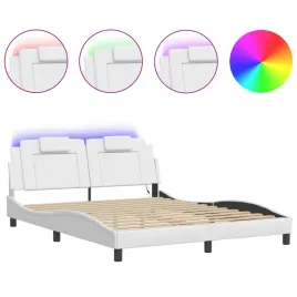 rama-lozka-viana-z-led-bez-materaca-biala-160x200-cm