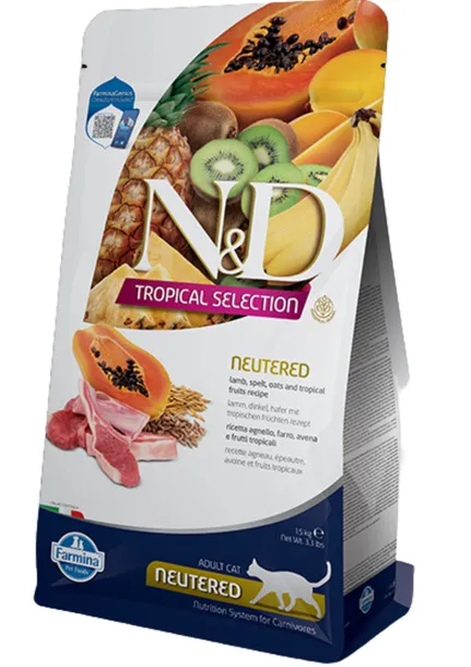 tropical-cat-lamb-neutered-15kg