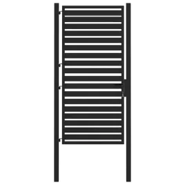 brama-ogrodowa-zamykana-na-klucz-czarna-100x180cm-aluminiowa