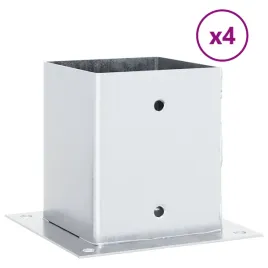 podstawy-slupkow-kwadratowe-4-szt-srebrne-stal-ocynkowana