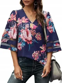 szyfonowa-bluzka-z-dzwonkowatymi-rekawami-3-4-kwiatowy-styl-vintage-m