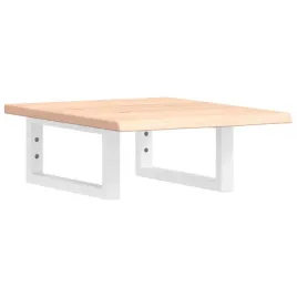 polka-scienna-pod-umywalke-stal-i-lite-drewno-debowe