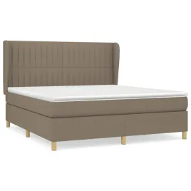 lozko-kontynentalne-z-materacem-taupe-tkanina-160x200-cm