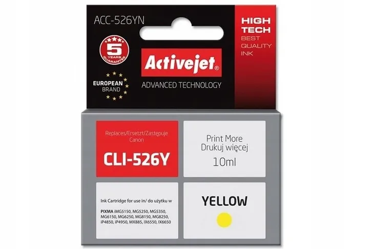 tusz-activejet-acc-526yn-canon-cli-526yzolty-kolor-zolty-yellow