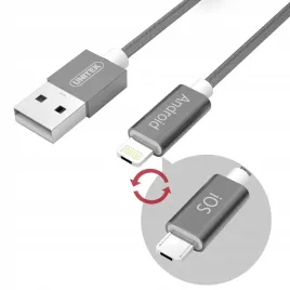 unitek-y-c4023gy-kabel-usb-lightning-microusb-1-5m
