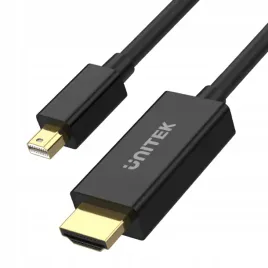 unitek-adapter-minidp-na-hdmi-4k-kabel-2m-v1152a