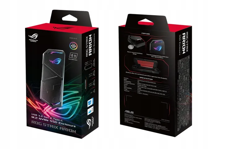 asus-rog-strix-arion-obudowa-na-dysk-m-2-usb-c-stan-nowy-waga-z-opakowaniem-0-33-kg
