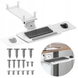 maclean-uchwyt-na-klawiature-podbiurkowy-max-5kg-bialy-mc-156-w