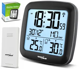 stacja-pogody-bezprzewodowa-greenblue-z-systemem-dcf-kalendarz-alarm-gb542