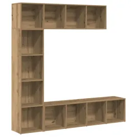 regaly-na-ksiazki-3-szt-dab-rzemieslniczy-drewno-klejone