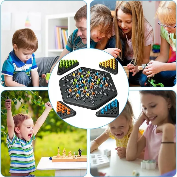 triggle-board-game-chain-triangle-chess-game-desktop-interactive-game-3d