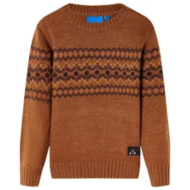 sweter-dzieciecy-z-dzianiny-koniakowy-128