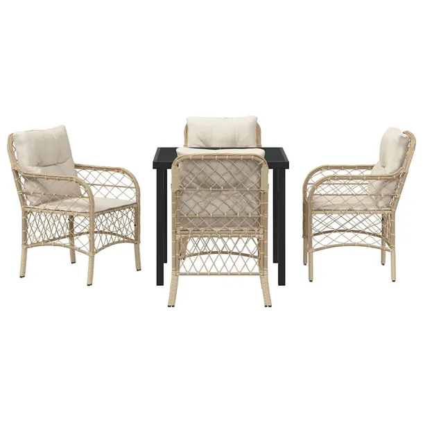 zestaw-do-jadalni-w-ogrodzie-z-poduszka-5-pcs-bezowy-polirattan-styl-nowoczesny