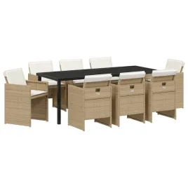 zestaw-do-jadalni-w-ogrodzie-z-poduszka-9-pcs-bezowy-polirattan