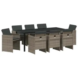 zestaw-do-jadalni-w-ogrodzie-z-poduszka-9-pcs-szary-polirattan