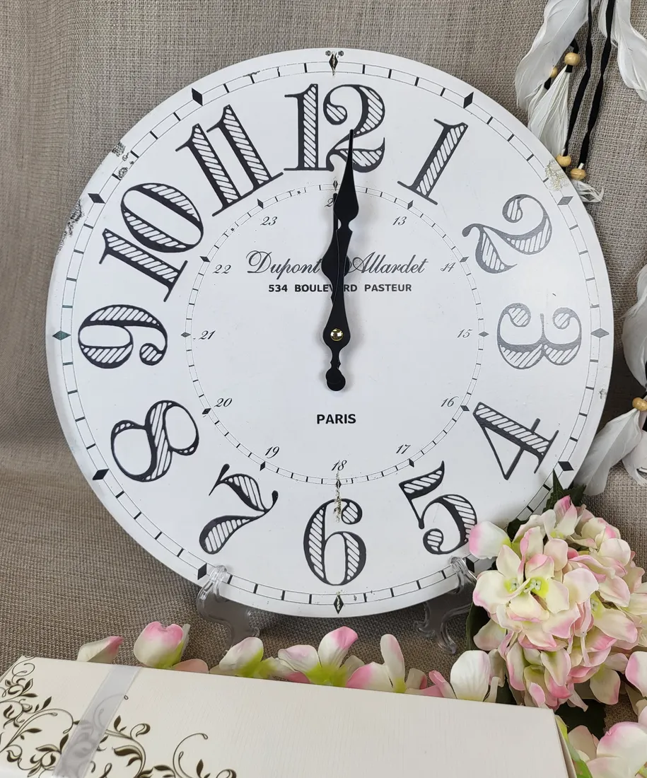 zegar-bialy-34-cm-stan-nowy