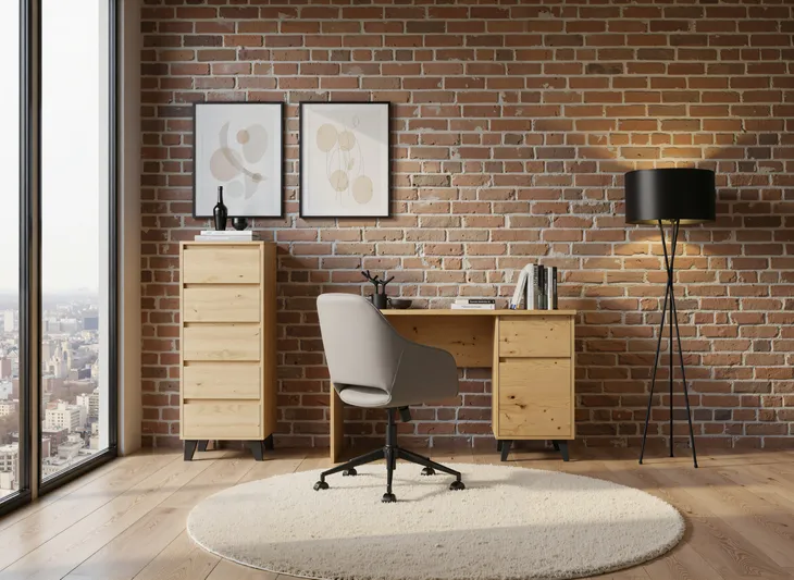 borg-biurko-1d1s-120-dab-artisan-kolekcja-borg