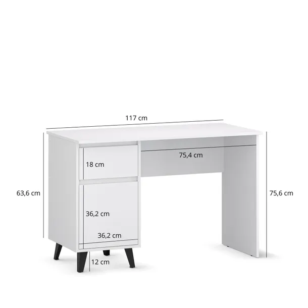 borg-biurko-1d1s-120-bialy-szerokosc-mebla-117-cm