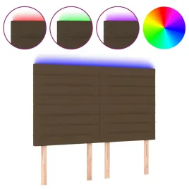 zaglowek-do-lozka-z-led-ciemnobrazowy-144x5x118-128-cm-tkanina