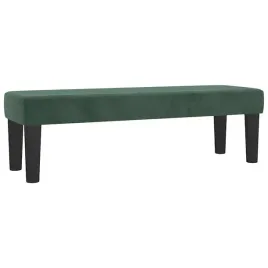lawka-ciemnozielona-100x30x30-cm-tapicerowana-aksamitem