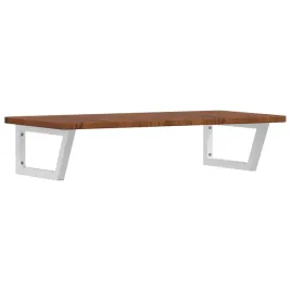 polka-scienna-pod-umywalke-stal-i-lite-drewno-debowe