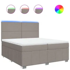 lozko-kontynentalne-z-materacem-taupe-tkanina-200x200-cm