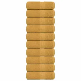 reczniki-goscinne-10-szt-zlote-30x50-cm-360-gsm-100percent-bawelna