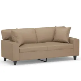 2-osobowa-sofa-z-poduszkami-cappuccino-140-cm-sztuczna-skora