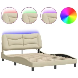 rama-lozka-z-led-bez-materaca-hvar-kremowa-140x190-cm-tkanina