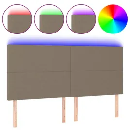 zaglowek-do-lozka-z-led-taupe-180x5x118-128-cm-tkanina