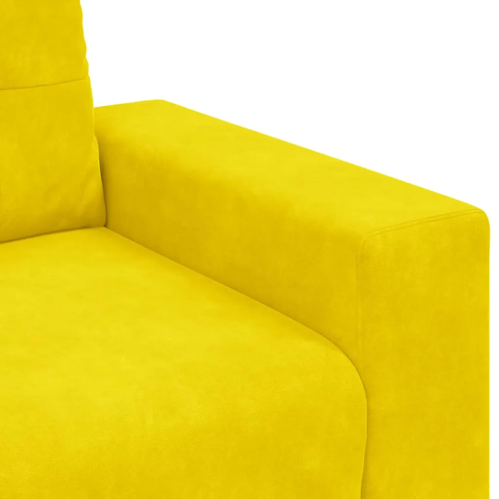 sofa-dwuosobowa-zolta-140-cm-aksamit-stan-nowy