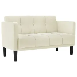 sofa-dwuosobowa-kremowa-111-cm-aksamitna
