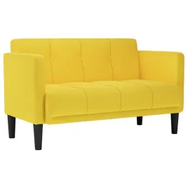 sofa-dwuosobowa-zolta-111-cm-tkanina