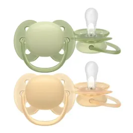avent-scf091-45-smoczek-ultra-soft-6-18m-bezowy-oliwkowy