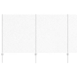 ogrodzenie-z-slupkami-srebrny-1-4-x-10-m-stal